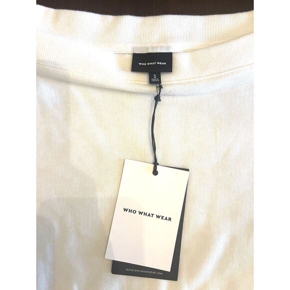 NWT Who What Wear Womens Pull Over Top SMALL Coastal Grandma Casual Buttons - Picture 6 of 9